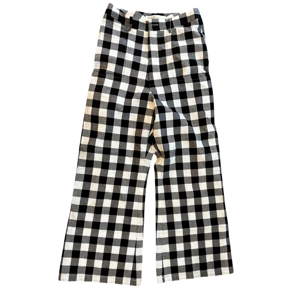 Wolcott Takemoto New York Gingham Check Pants Women's Size S